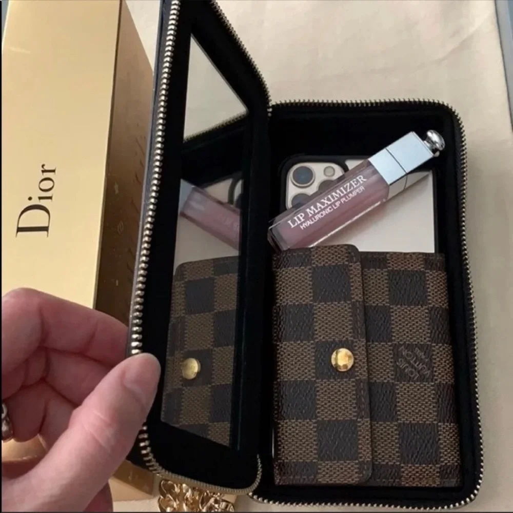 Dior Black and Gold Wallet